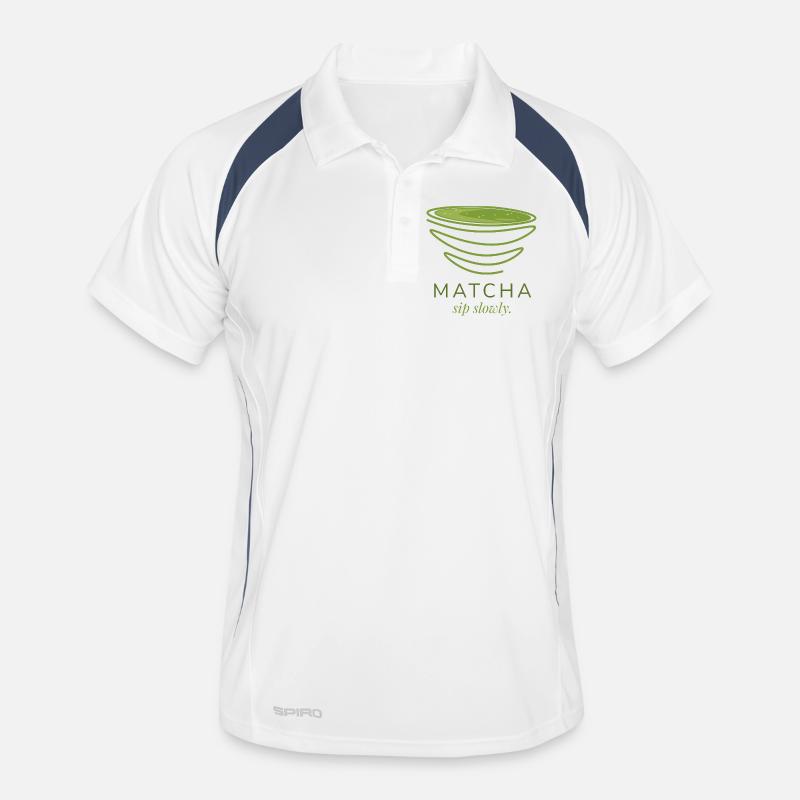 Le Matcha Polo respirant Homme
