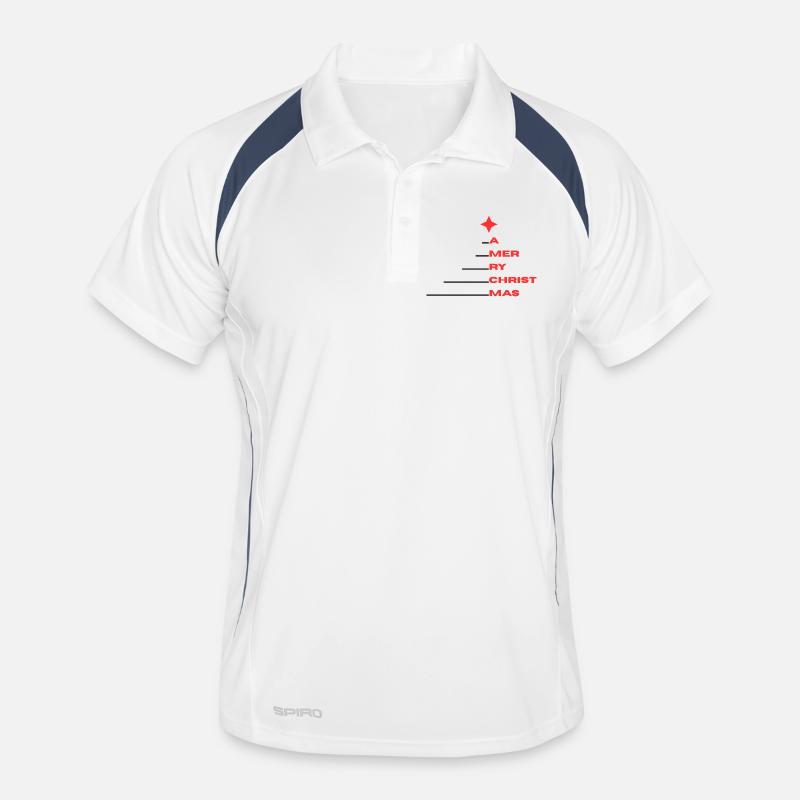 Un joyeux Noël Polo respirant Homme