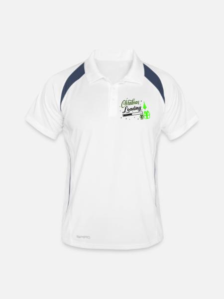 Christmas Loading - Men's Polo breathable - white/navy