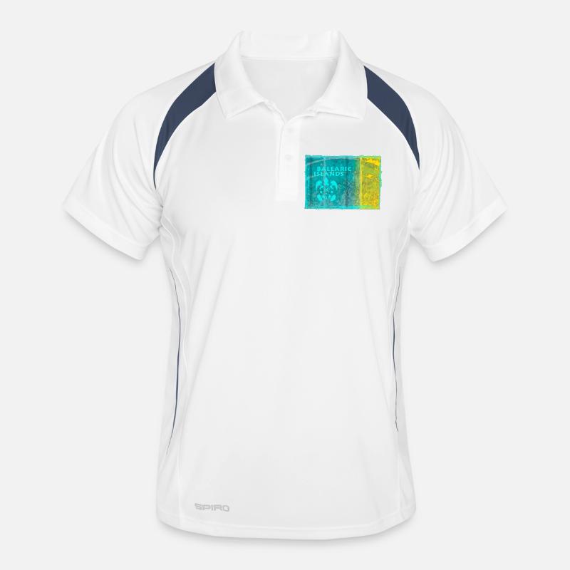 Jeu des couleurs des îles Baléares Polo respirant Homme