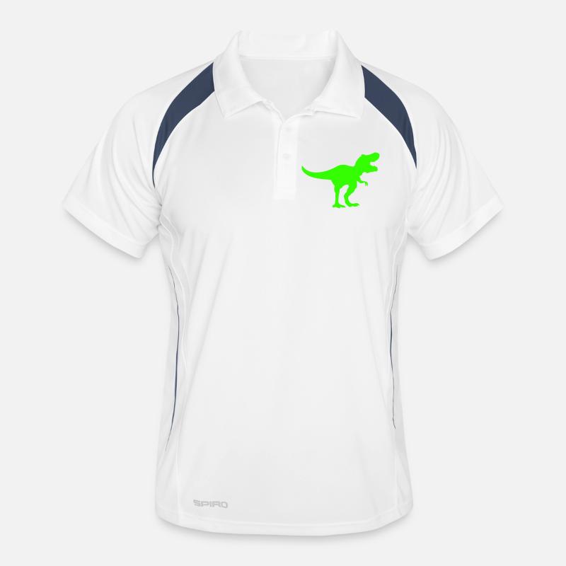 Silhouette de Dino Rex Vert Polo respirant Homme