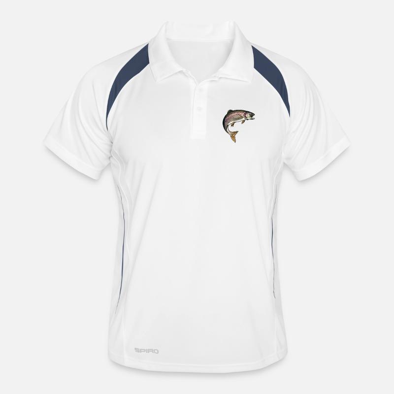 trout Men's Polo breathable