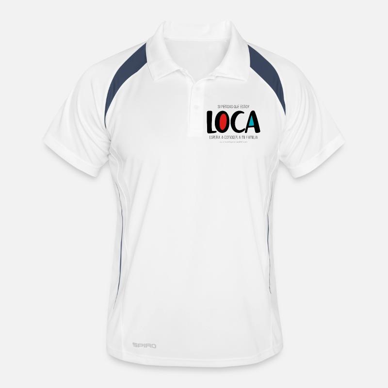 I'm crazy Men's Polo breathable