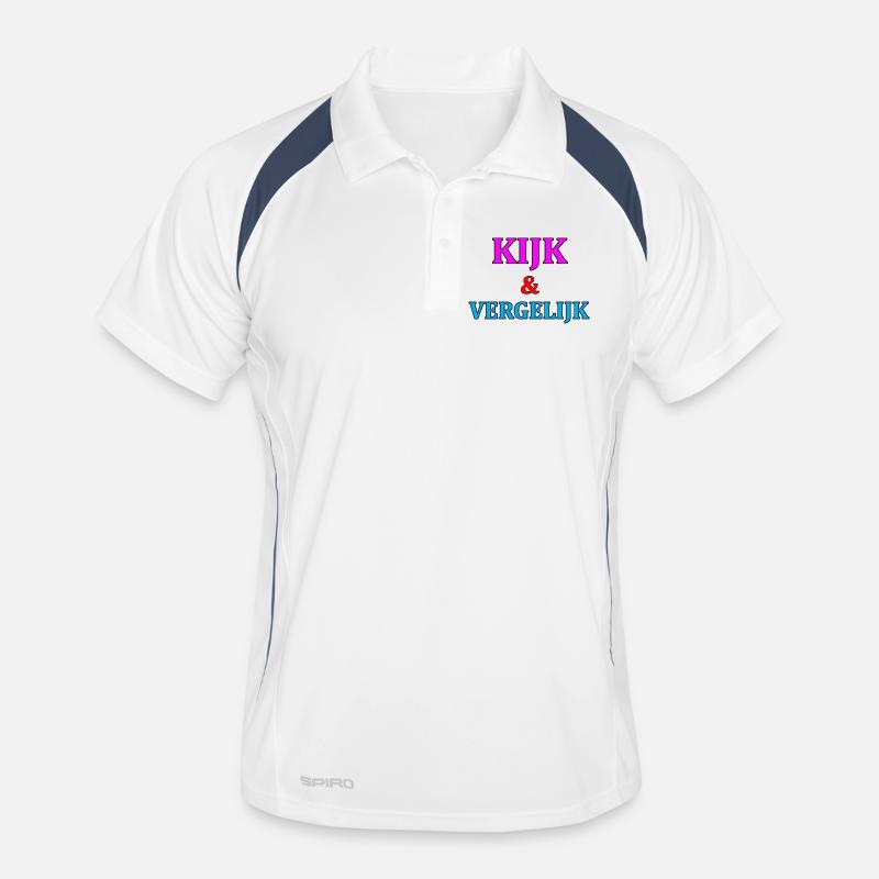 Look & Compare Motivation Imprimer Polo respirant Homme