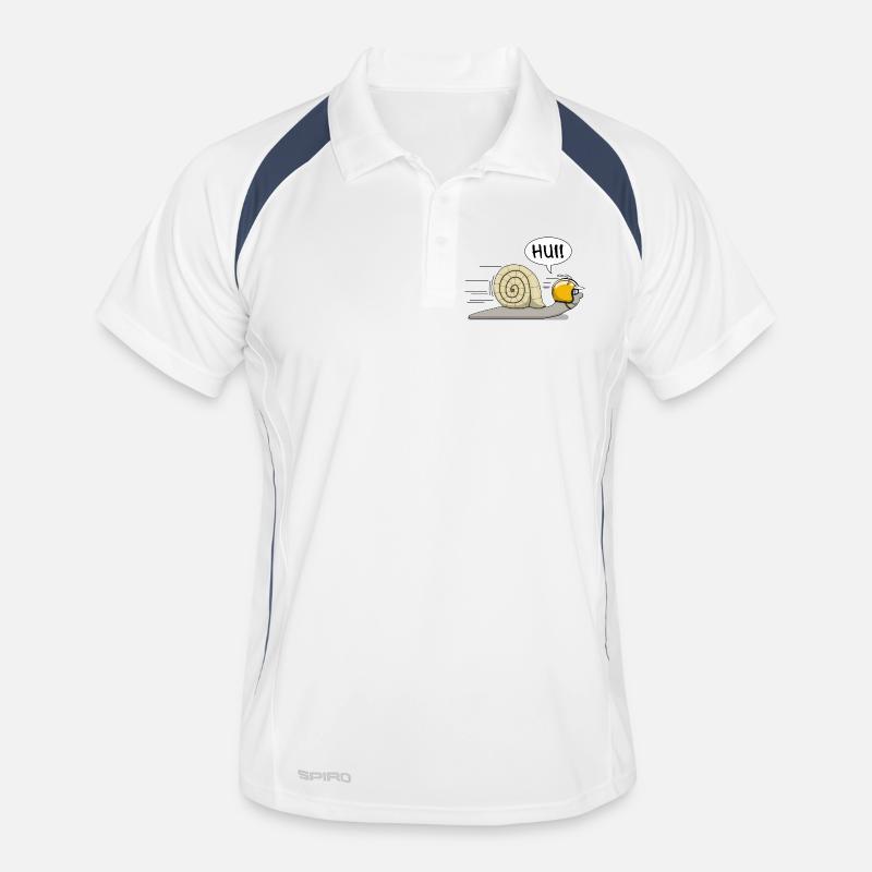 Rennschnecke - das Original Männer Polo atmungsaktiv