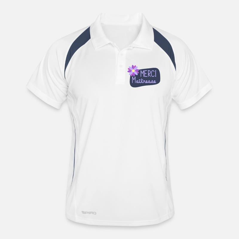 MAÎTRESSE. MAITRE. MERCI. MERCI MAÎTRESSE Polo respirant Homme