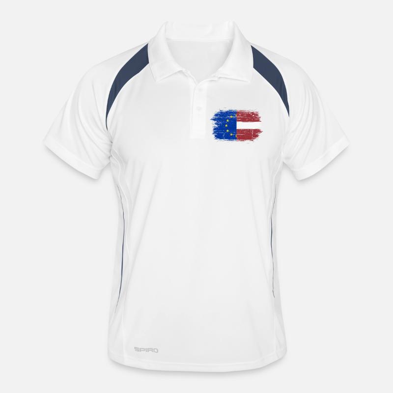 Eu europe latvia flag Men's Polo breathable