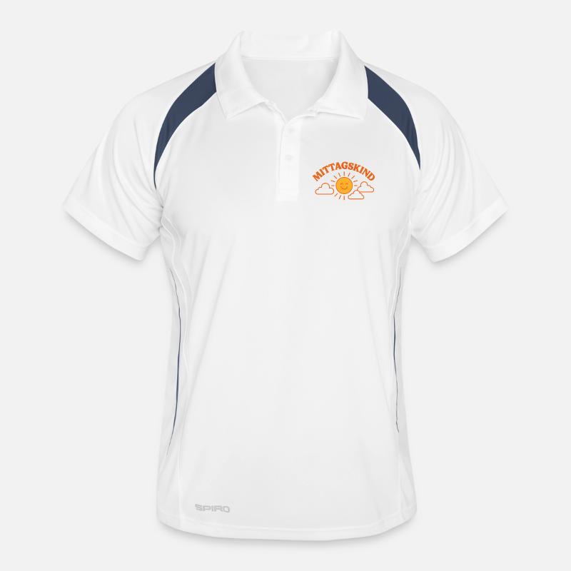 Vibrations d’enfant à midi Polo respirant Homme