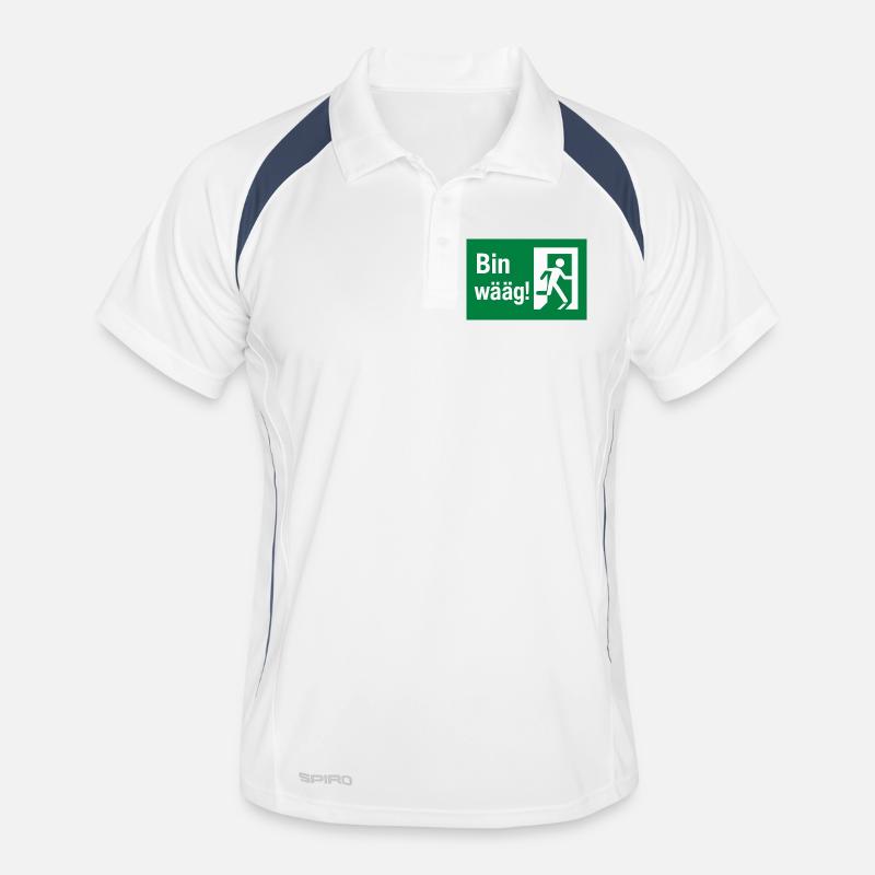 Bin wääg Exit Humor Men's Polo breathable