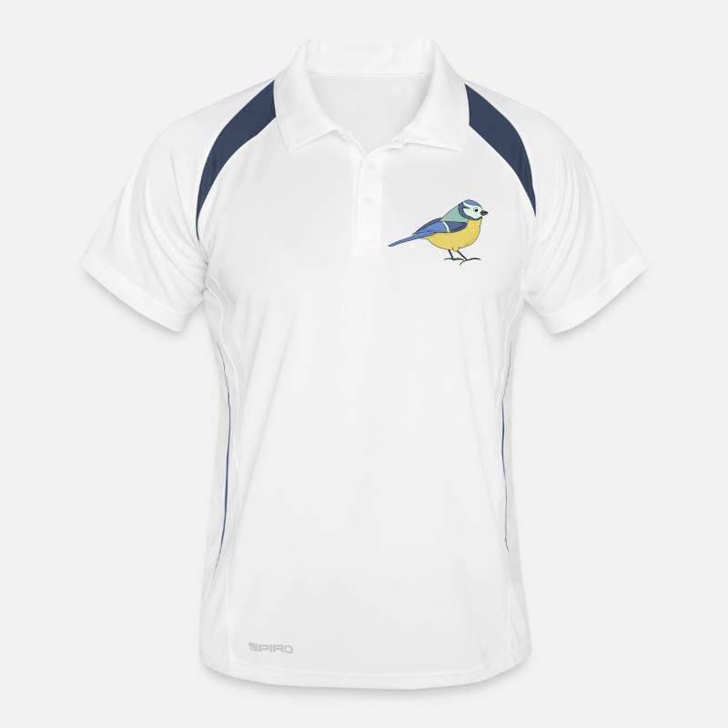 petit bleu, multicolore Polo respirant Homme