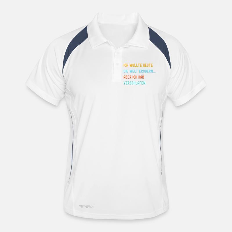 Commitment with a humorous worldview Men's Polo breathable