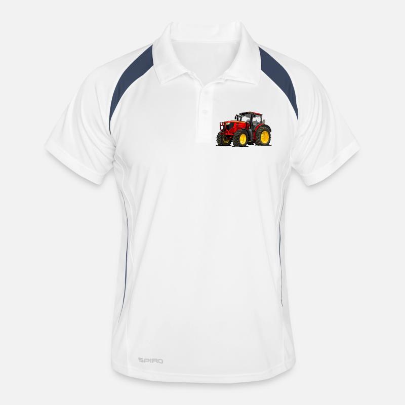 Tractor red Men's Polo breathable