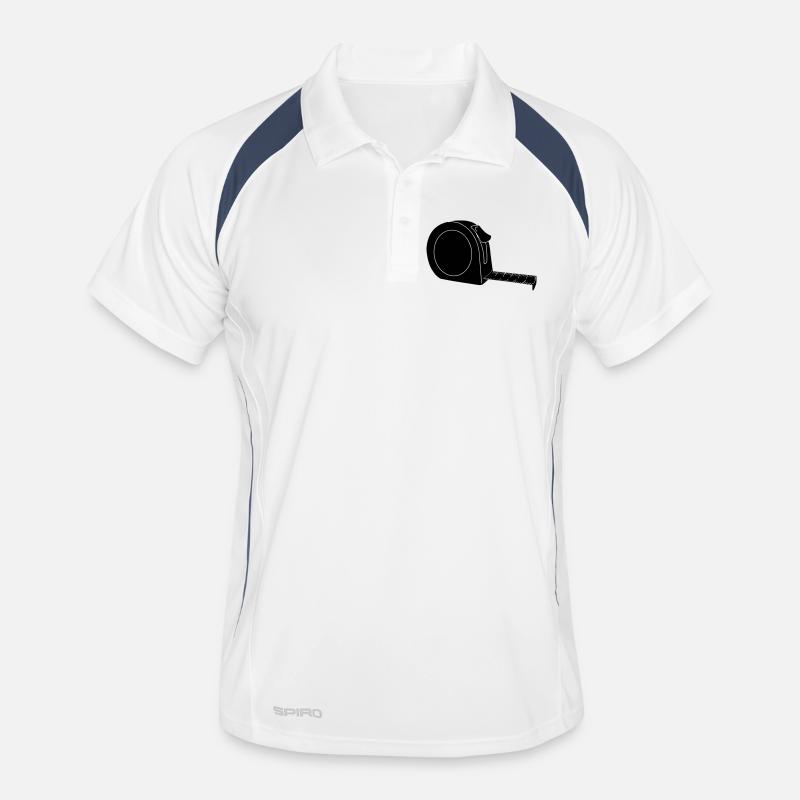 Roll size measuring lind Men's Polo breathable