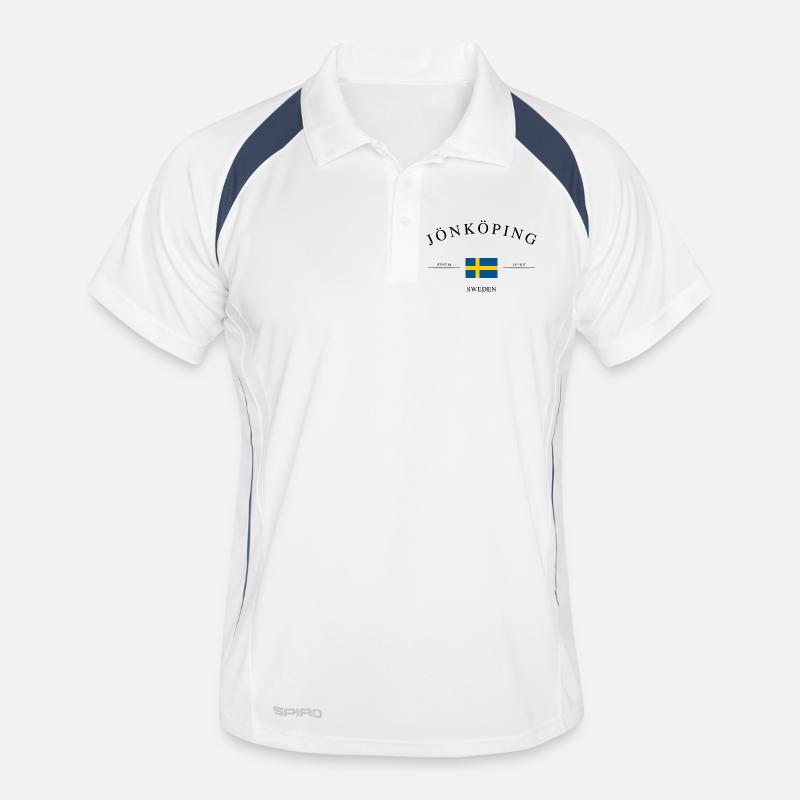 Jönköping Schweden – Urlaub Souvenir & Geschenk Männer Polo atmungsaktiv