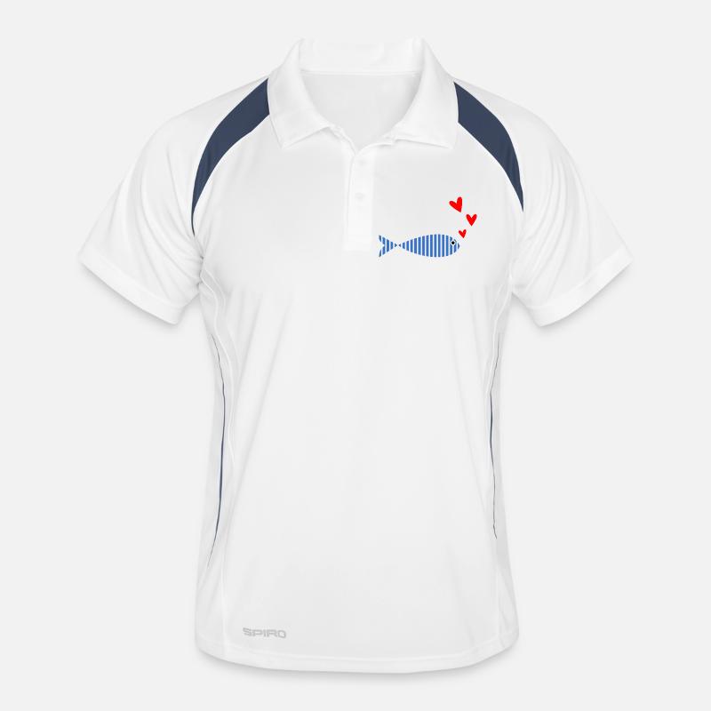 SARDINE. FISH. APRIL FOOL. EASTER. SEA Men's Polo breathable