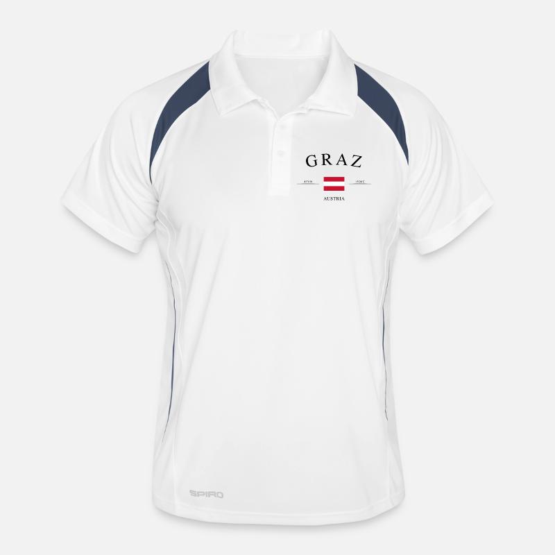 Graz, Autriche – Souvenirs et cadeaux de vacances Polo respirant Homme