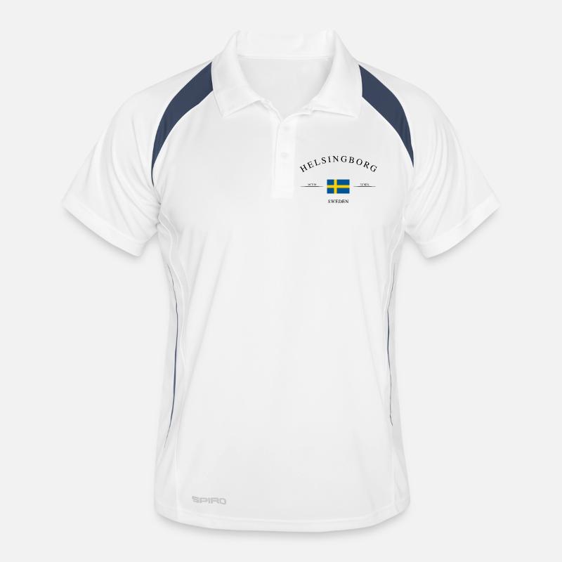 Helsingborg Schweden – Urlaub Souvenir & Geschenk Männer Polo atmungsaktiv