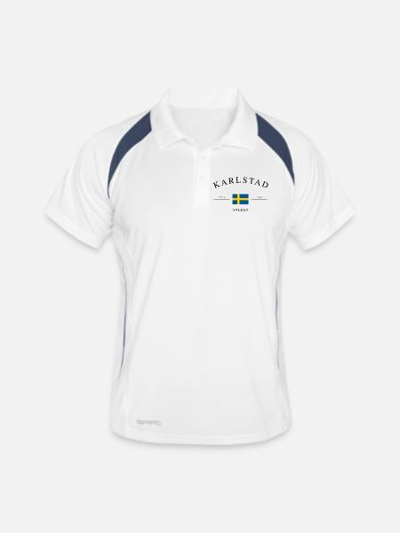 Karlstadt Germany – Holiday Souvenir & Gift - Men's Polo breathable - white/navy - Front