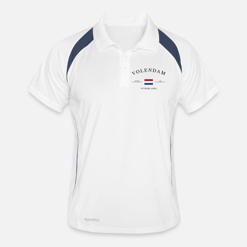 Volendam Pays-Bas – Souvenir et cadeau de Noël Polo respirant Homme