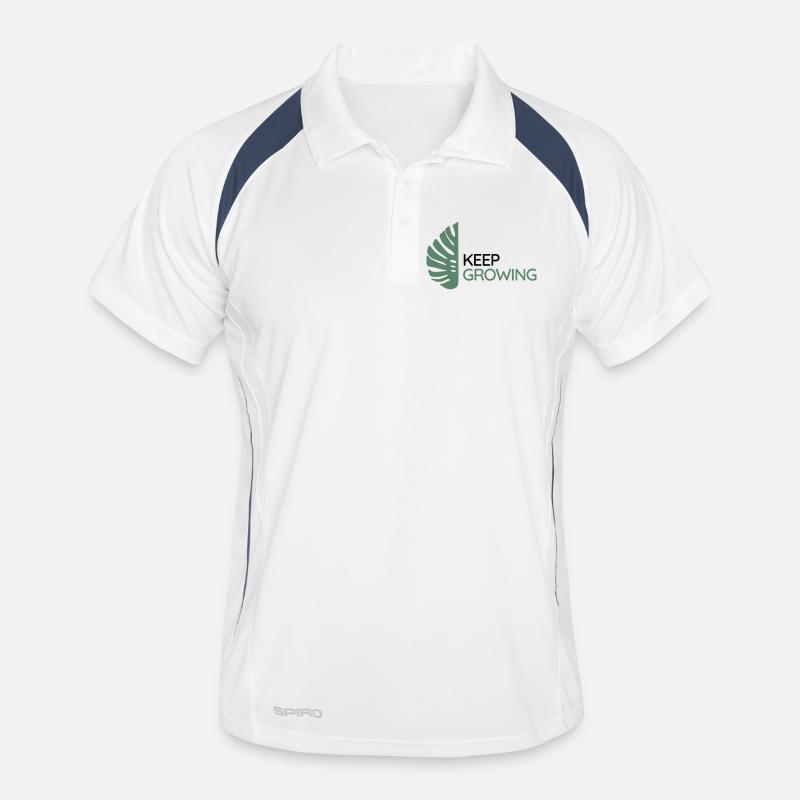 Monstera - Continue de grandir Polo respirant Homme