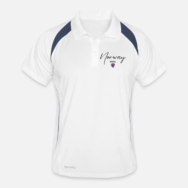 Elegant design Norway, Norwegian pride Men's Polo breathable