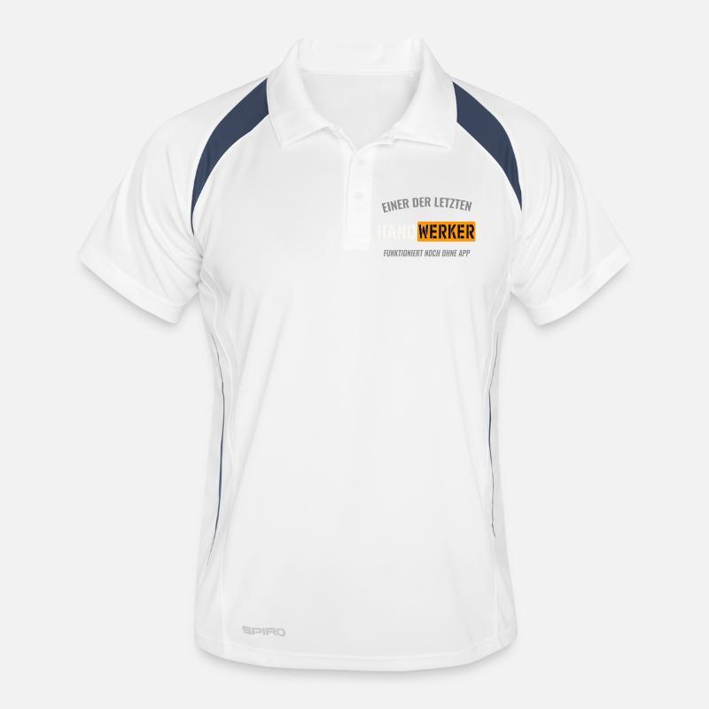 Einer der letzten Handwerker  Männer Polo atmungsaktiv