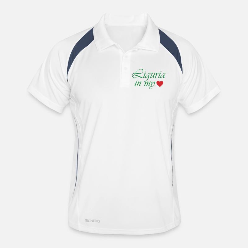 Liguria in my heart Men's Polo breathable