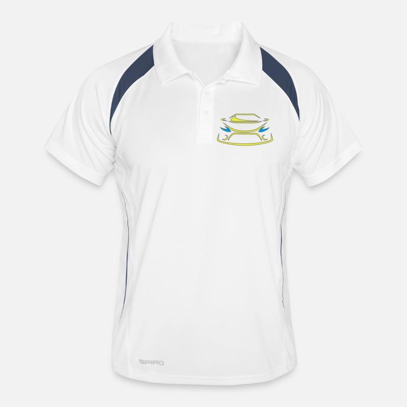 Auto Design gestaltbar in drei Farben Men's Polo breathable