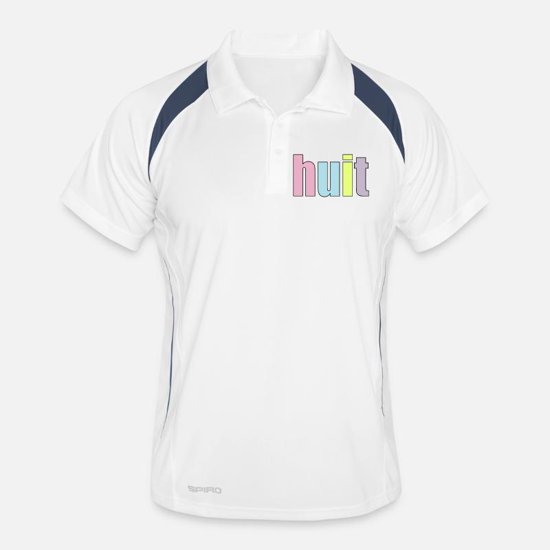 Chiffre Huit - 8e anniversaire Numéro Polo respirant Homme