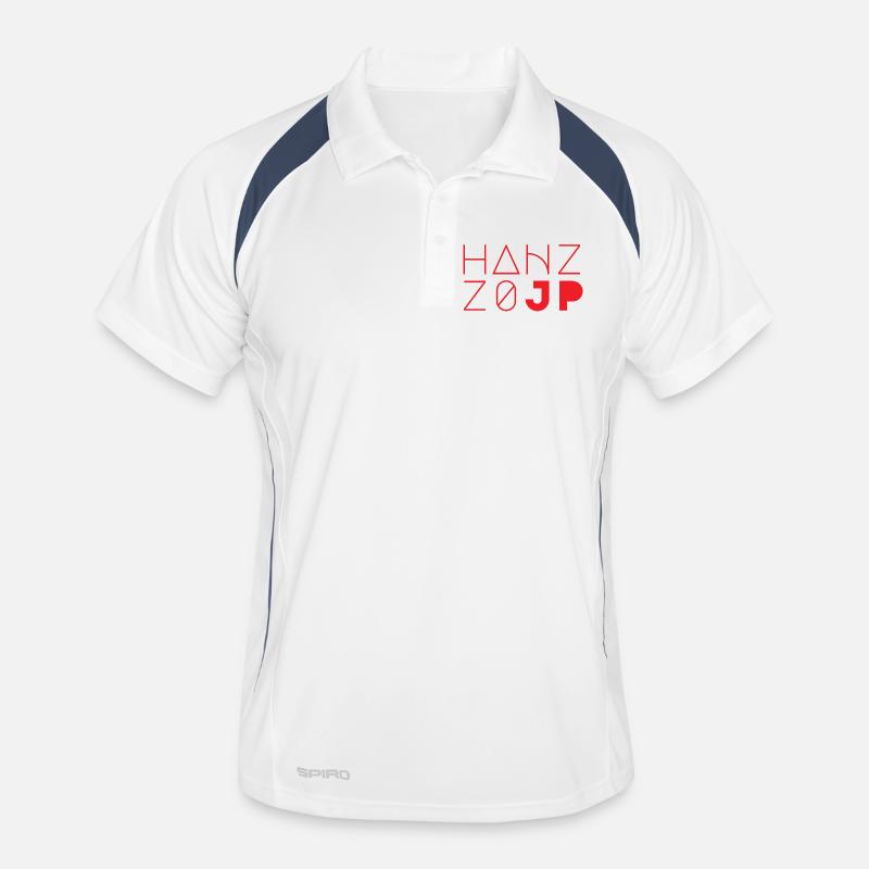 HANZZO Polo respirant Homme