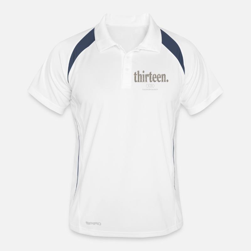 Thirteen Society Logo XIII Männer Polo atmungsaktiv