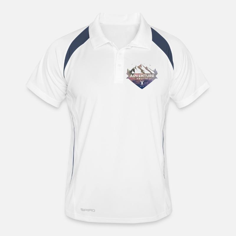 L’aventure vous attend Polo respirant Homme