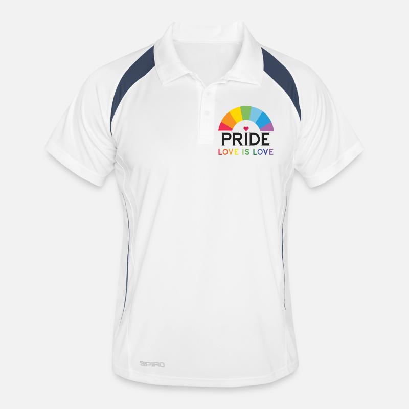 Pride - Love is Love. Men's Polo breathable
