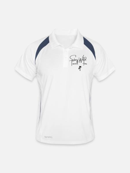 Stay Wild, Chemise d’aventure Travel Far - Polo respirant Homme - blanc/marine - Devant
