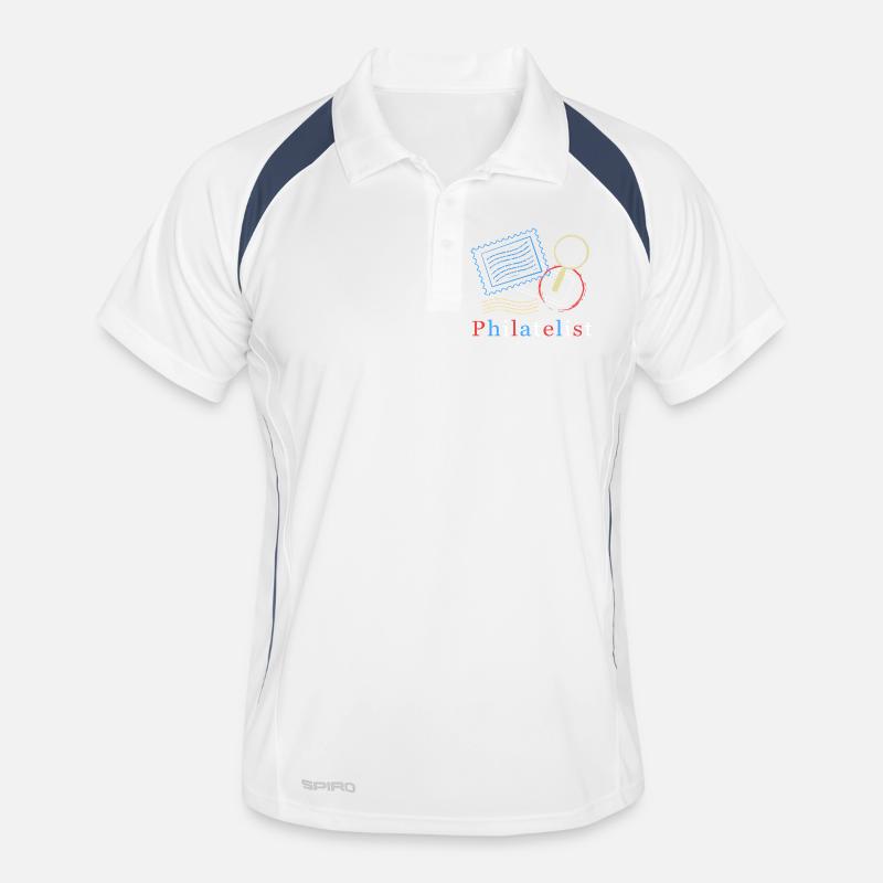 Stamp Collection Philatelist Stamps Men's Polo breathable