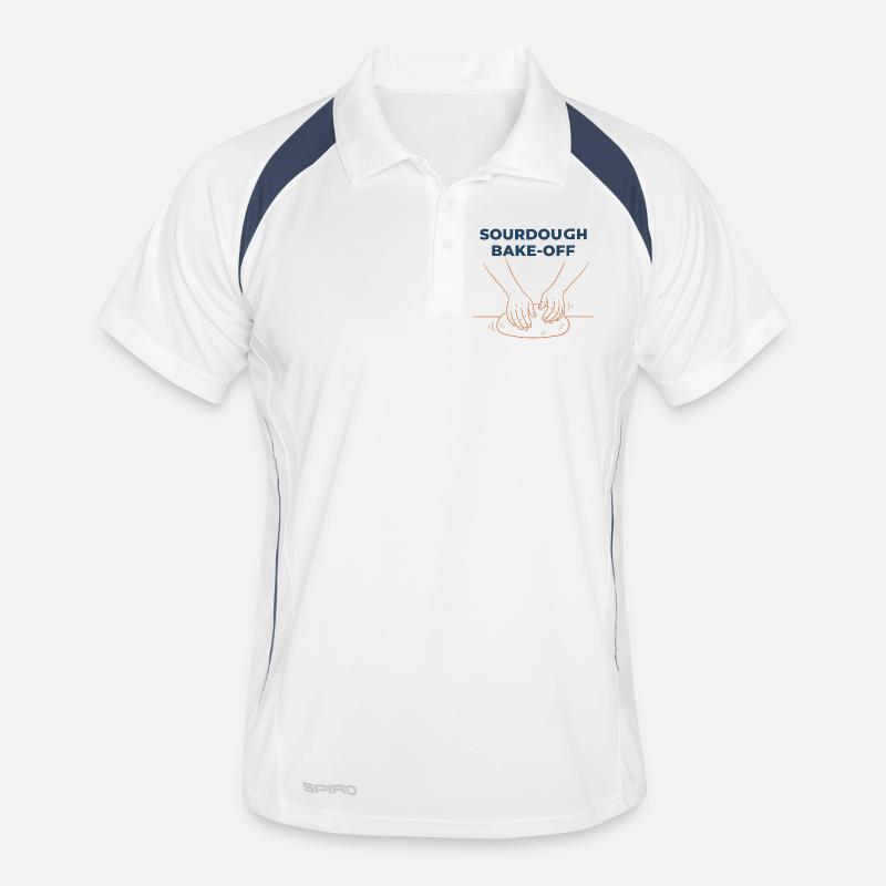 Sourdough Bake Off Bread Baking Baker Bread Making Men's Polo breathable