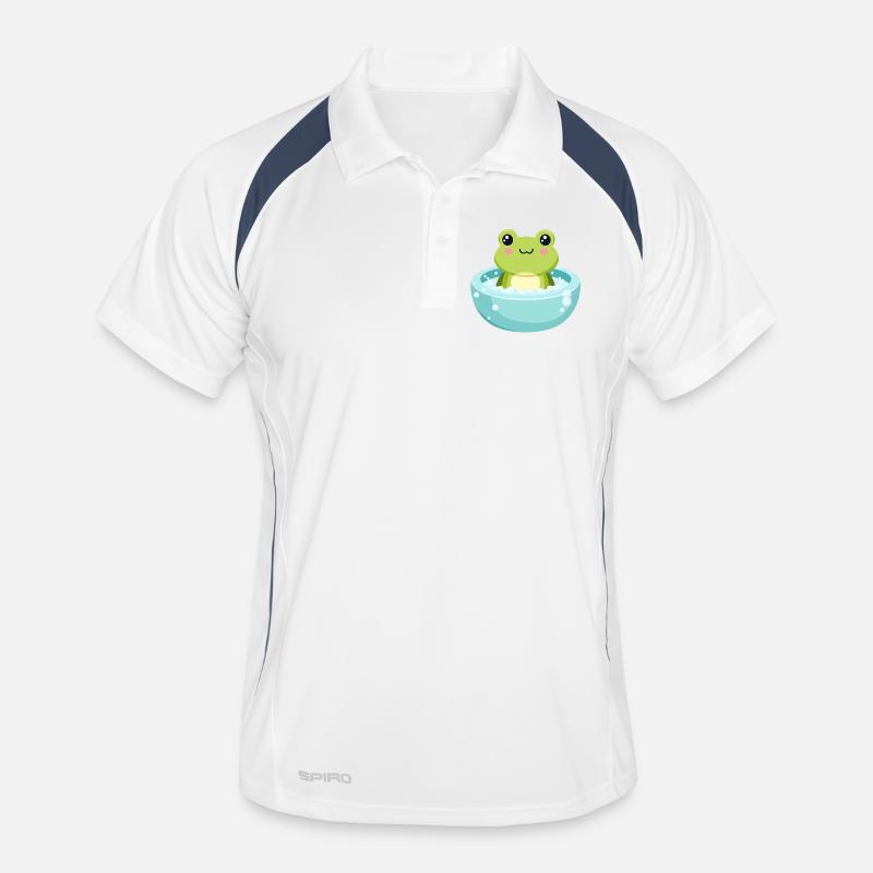 Grenouille dans un bain moussant Polo respirant Homme