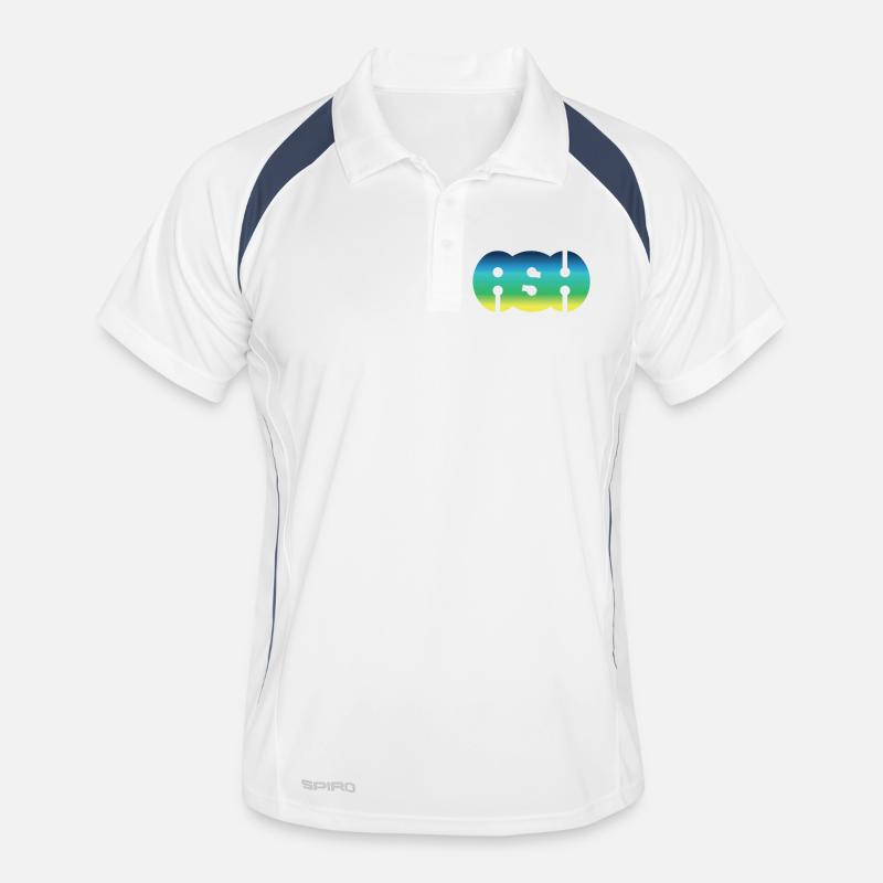 CENDRE Polo respirant Homme