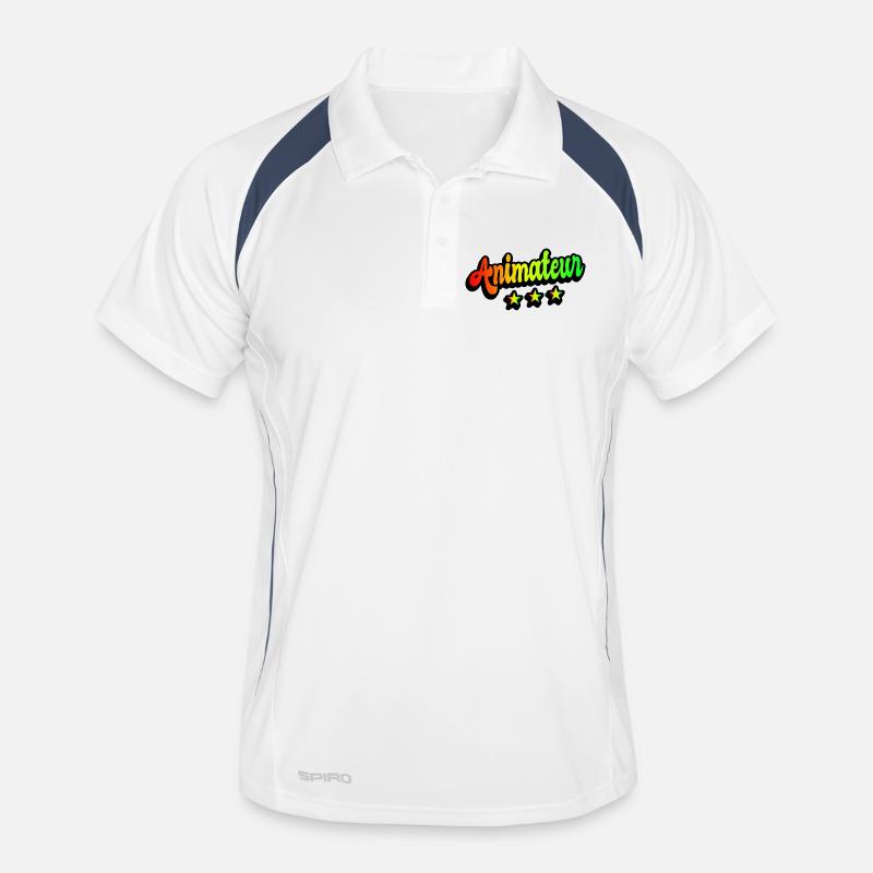 Animator Rainbow Design Men's Polo breathable