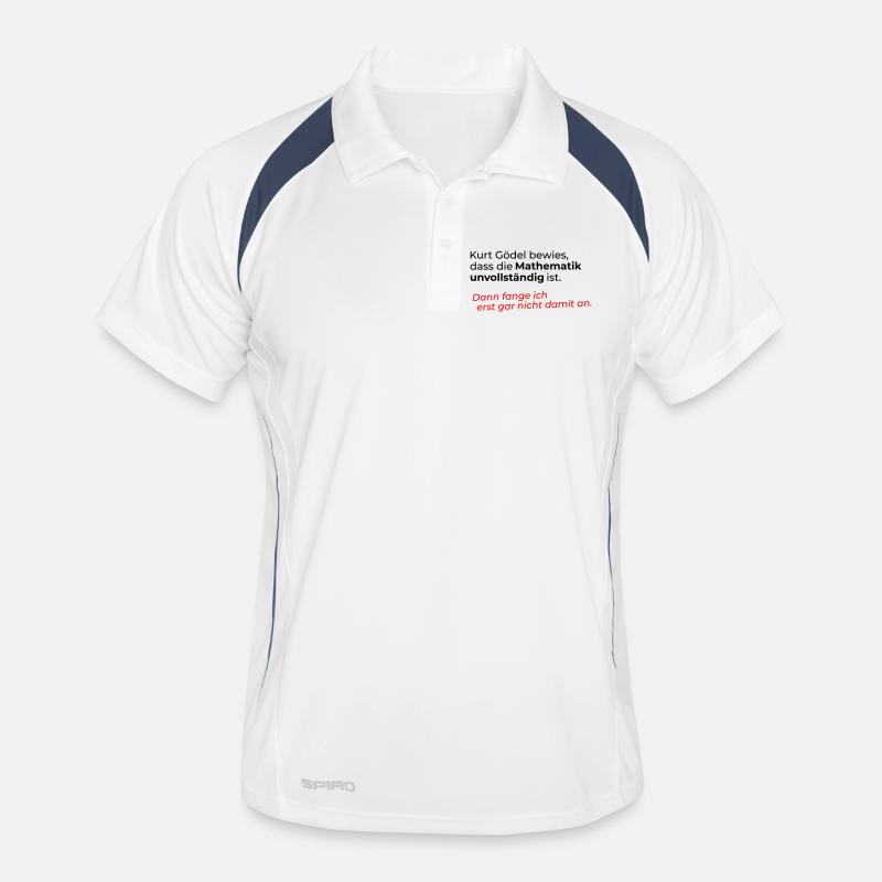Mathématiques incomplètes Polo respirant Homme