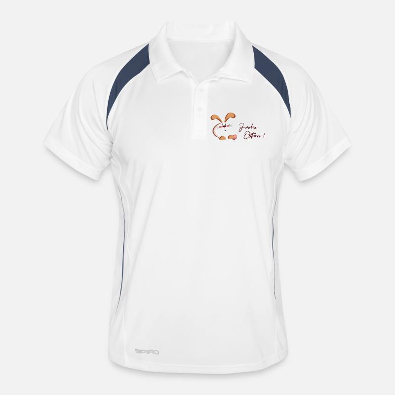 Easter bunny and egg Men's Polo breathable
