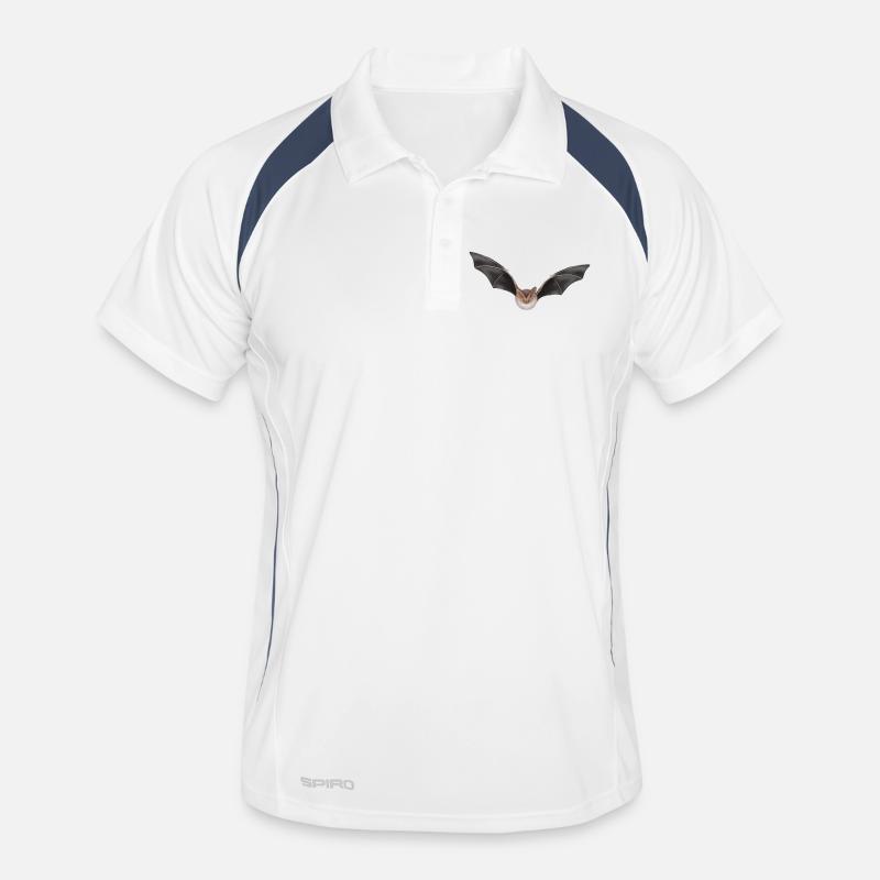 Night Bat Wing Design Men's Polo breathable