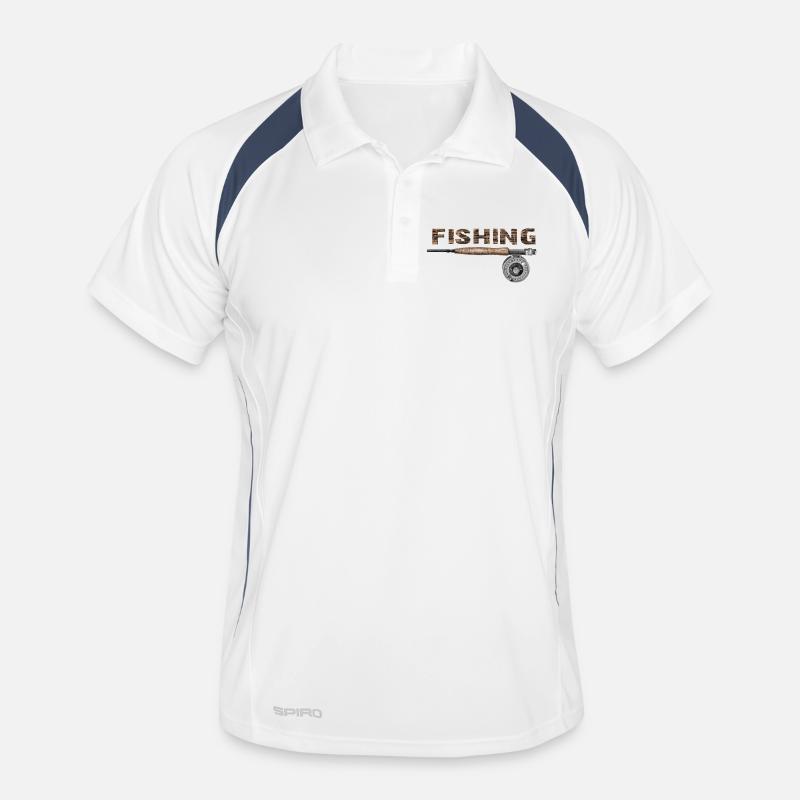 Pêche à la mouche Polo respirant Homme