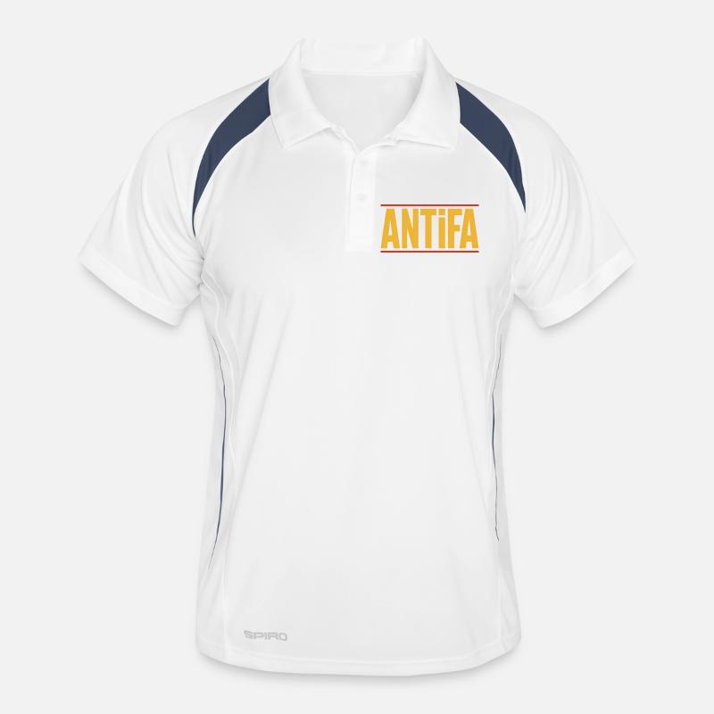 Antifa - Antifascist Merch Men's Polo breathable