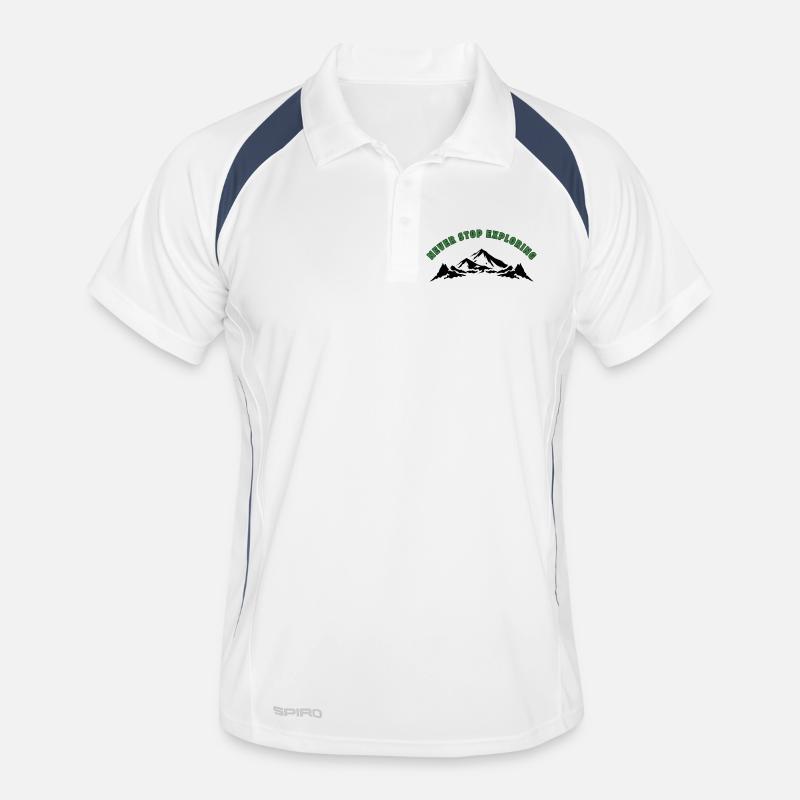 Ne cessez jamais d’explorer Polo respirant Homme