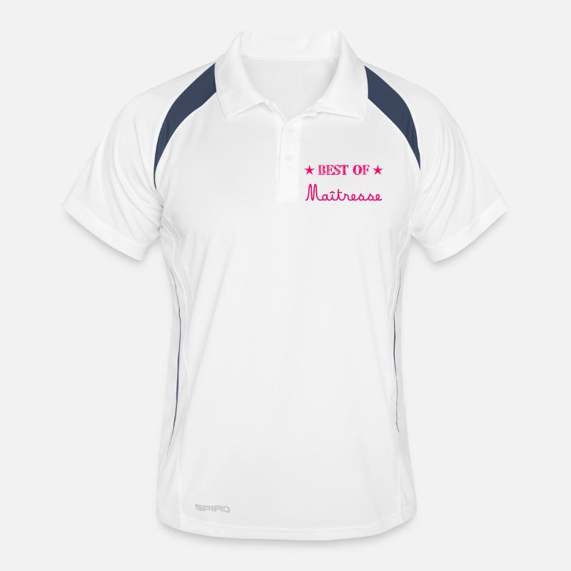 MAÎTRESSE. MERCI. MERCI MAÎTRESSE Polo respirant Homme