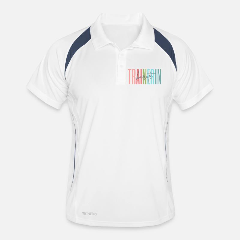 Trainerin Karate Karatetrainerin Geschenk Männer Polo atmungsaktiv