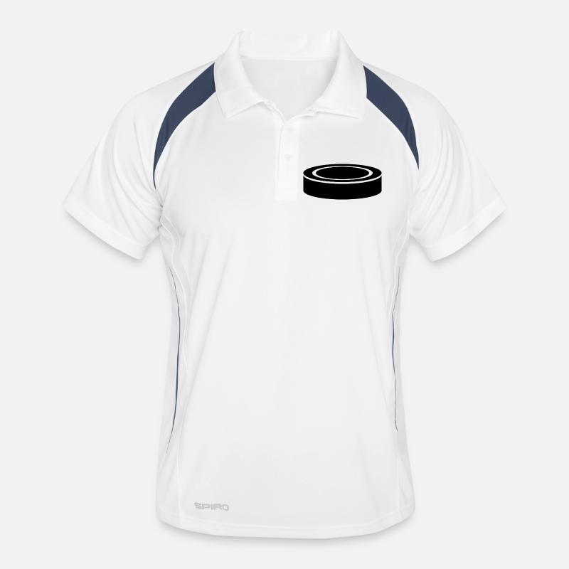 Hockey Puck Men's Polo breathable