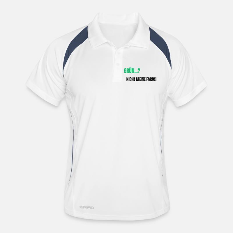 Le vert n’est pas ma couleur Polo respirant Homme