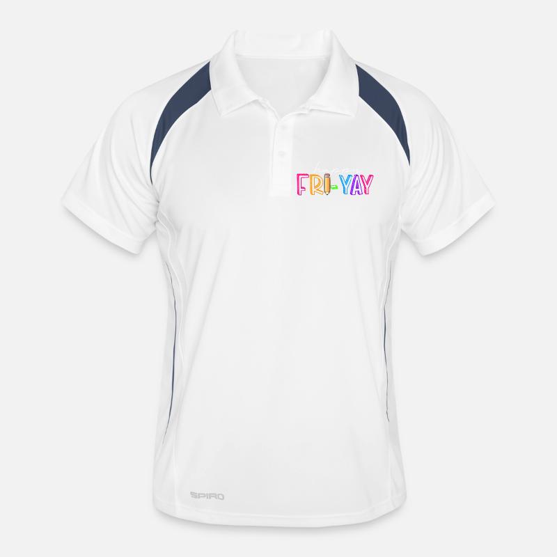 Happy Friday, Yay, Friday, Lover, Friyay Men's Polo breathable